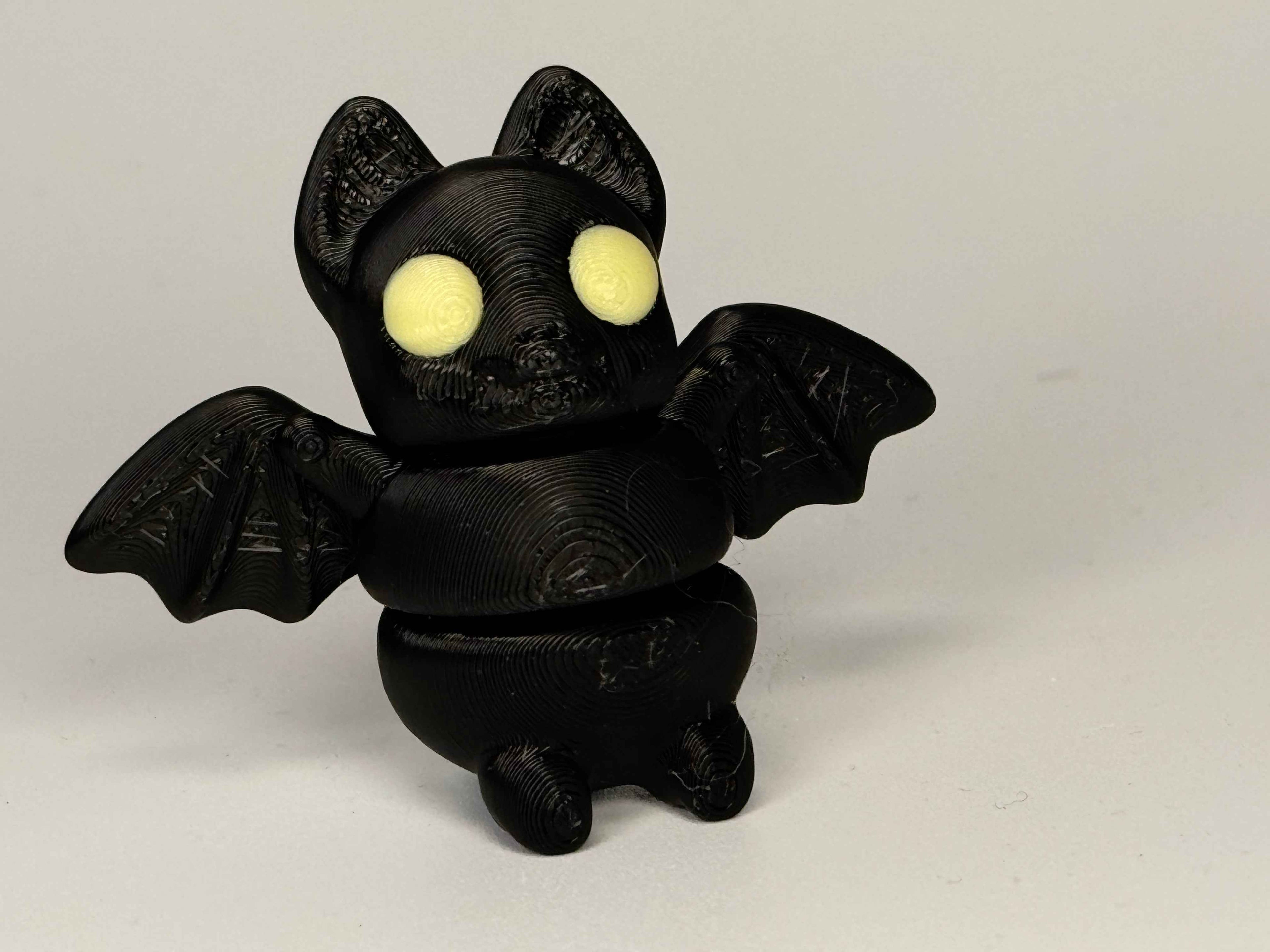 Bat Fidget Toy - Glow in the dark eyes...Spooky! - Myth & Motion by The Braysdown Workshop