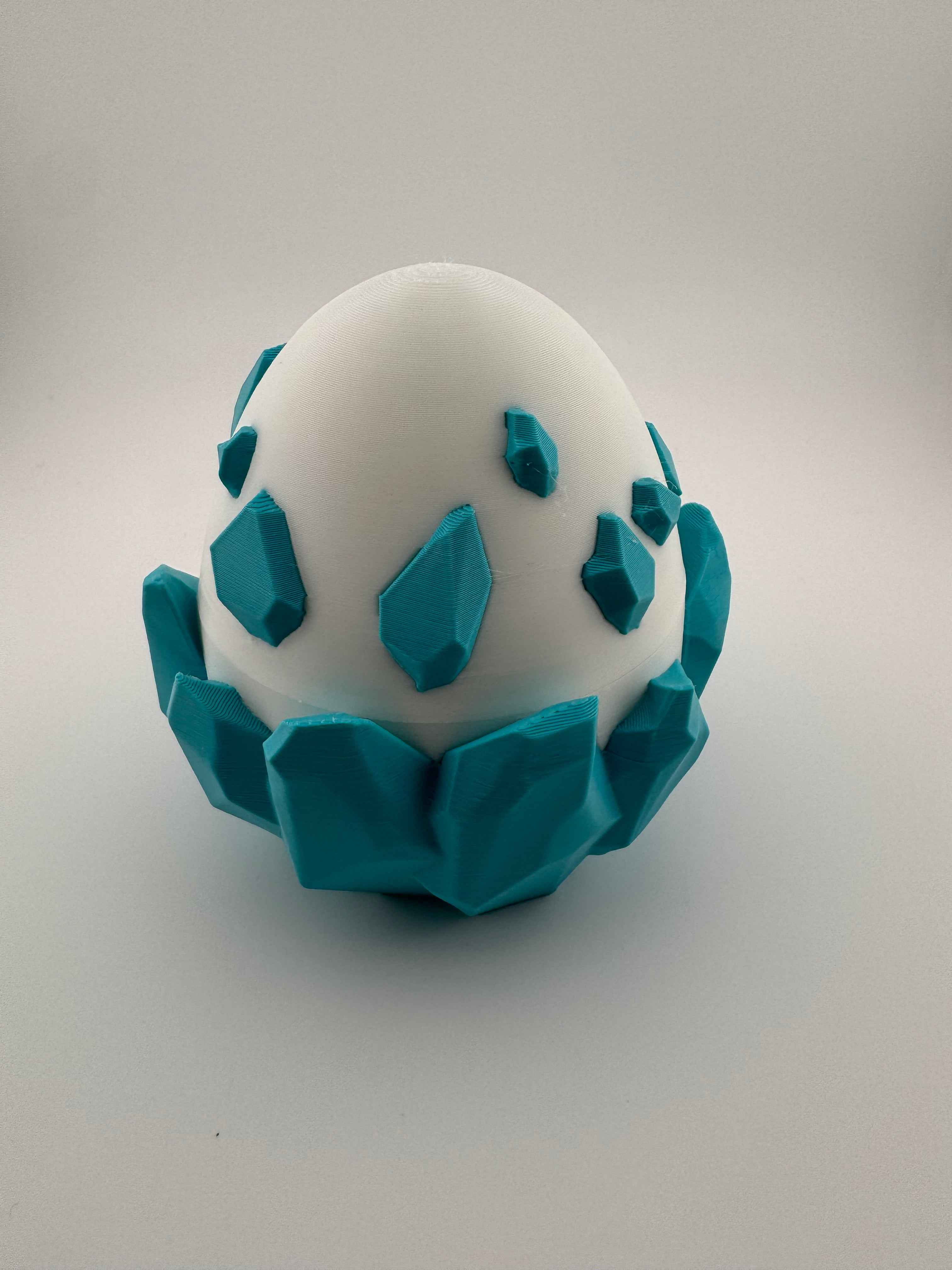 Baby Crystal Dragon and matching eggs - Myth & Motion by The Braysdown Workshop