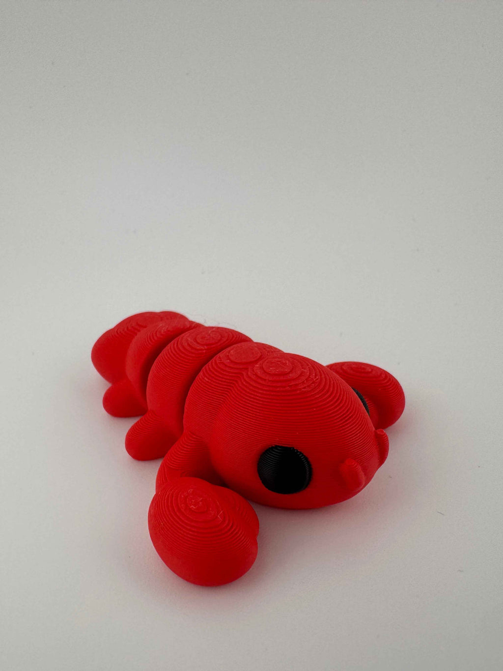 Lobster Fidget - The redness of the sea! - Myth & Motion by The Braysdown Workshop