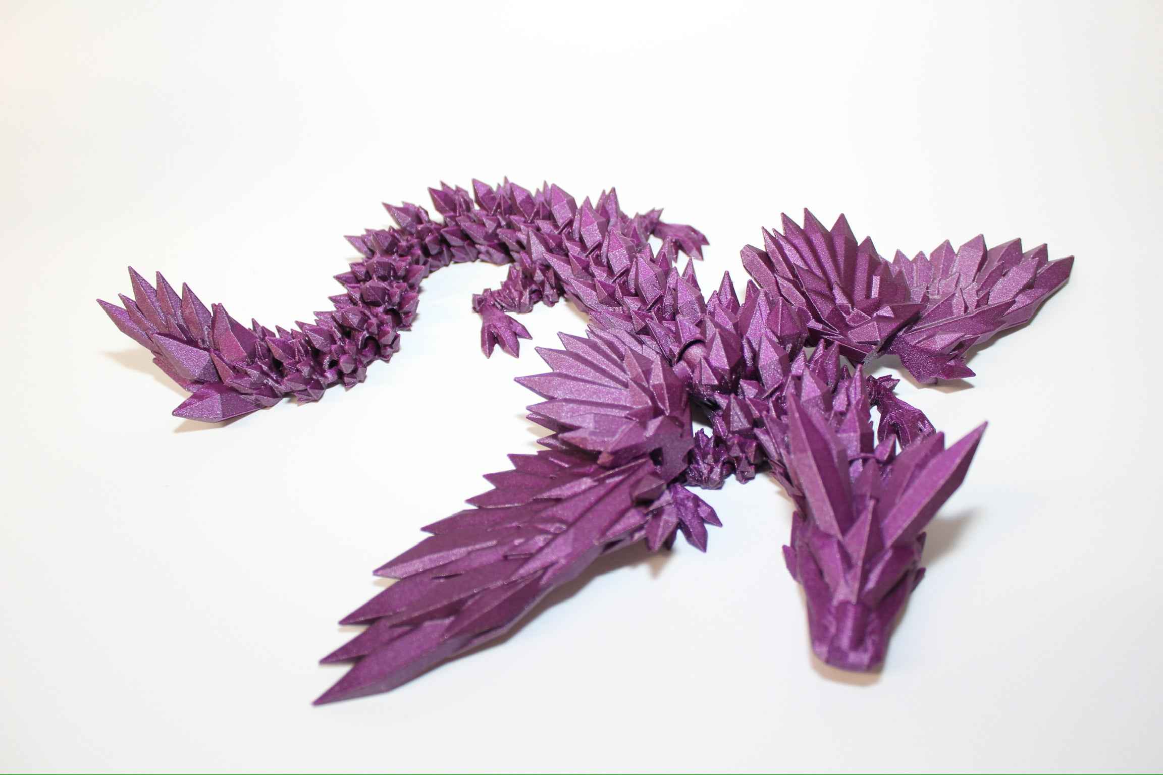 Large Winged Crystal Dragon- Multi Colours - Myth & Motion by The Braysdown Workshop