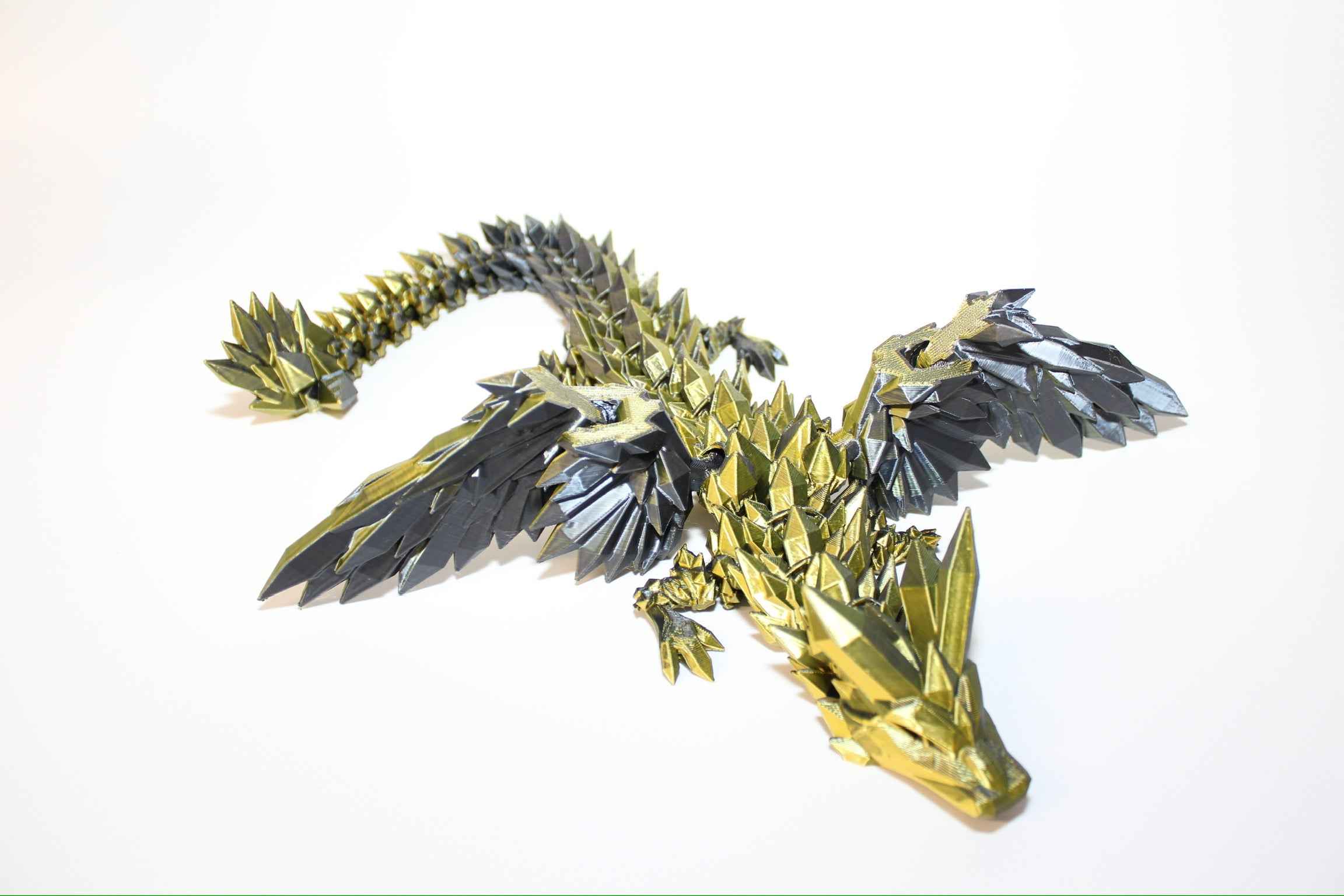Large Winged Crystal Dragon- Multi Colours - Myth & Motion by The Braysdown Workshop