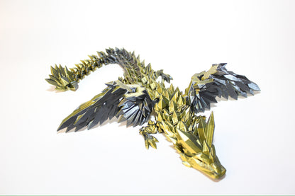 Large Winged Crystal Dragon- Multi Colours