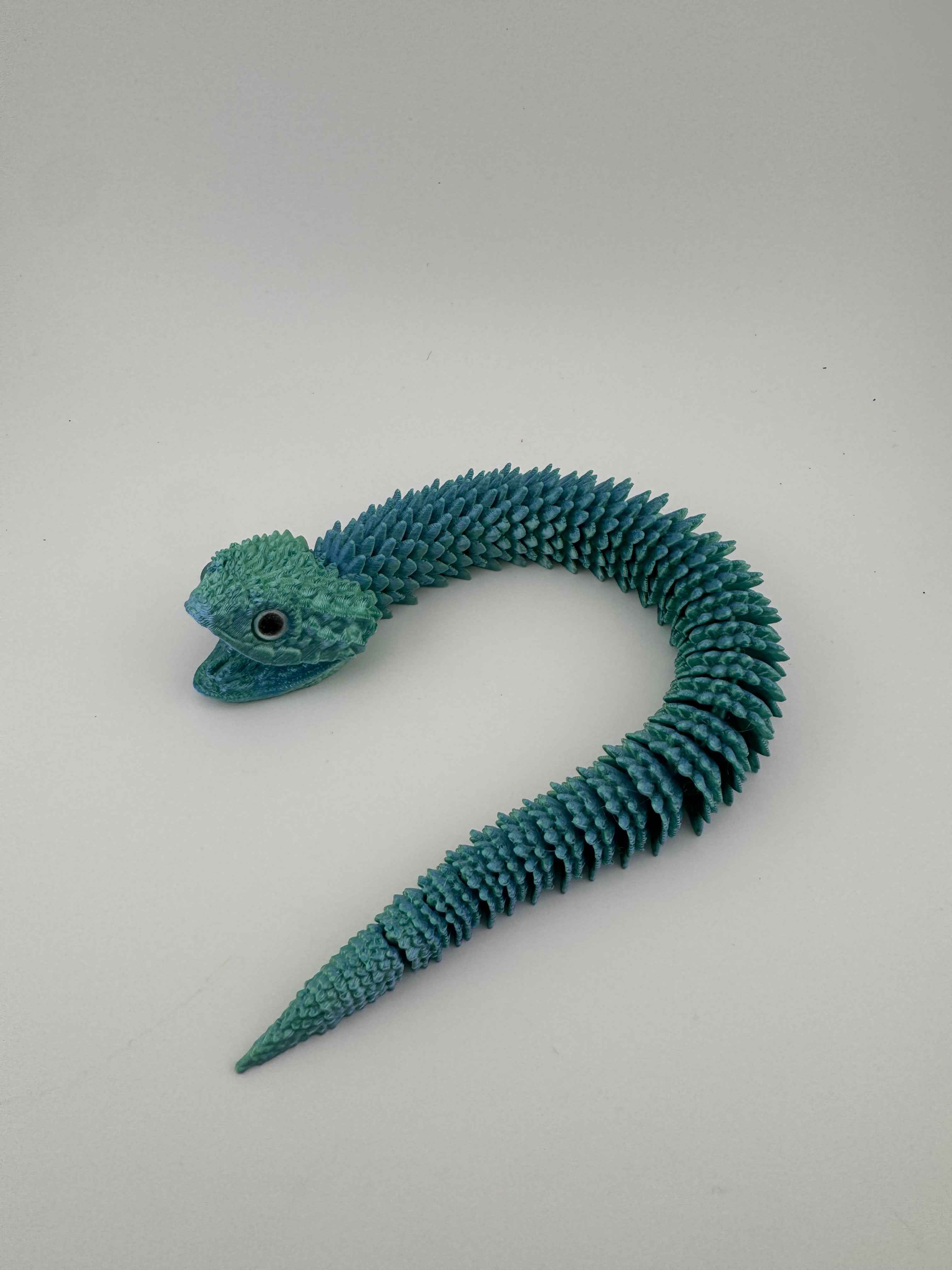 Articulated Snake  - Slither into your hands - Myth & Motion by The Braysdown Workshop