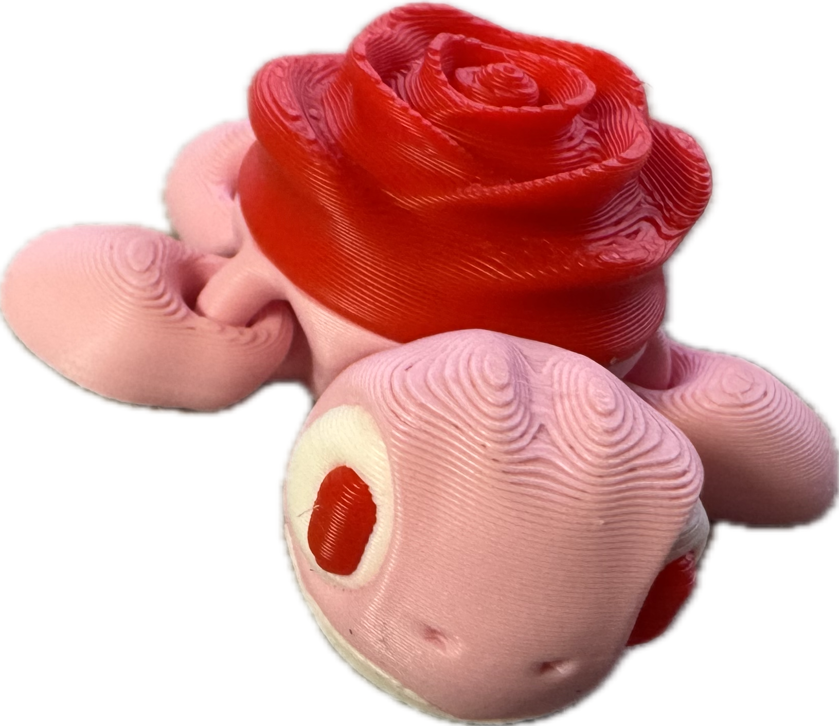 Rose Turtle Fidget - Valentines / Loveness - Myth & Motion by The Braysdown Workshop