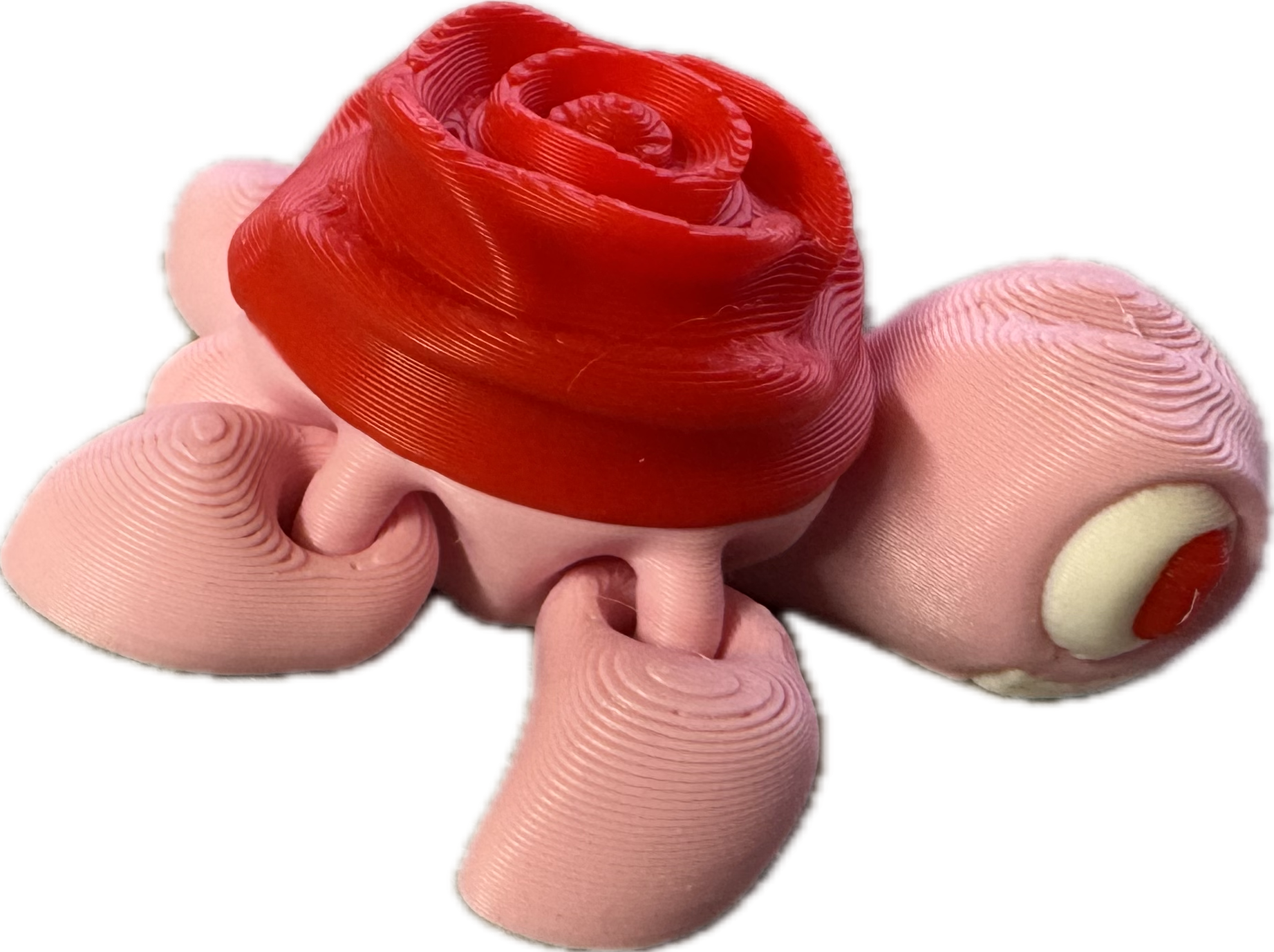 Rose Turtle Fidget - Valentines / Loveness - Myth & Motion by The Braysdown Workshop