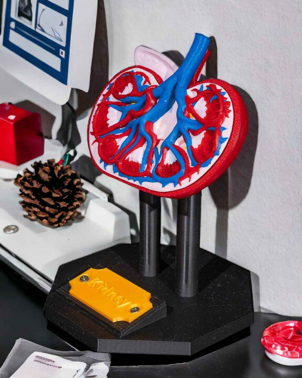 Kidney educational model - Myth & Motion by The Braysdown Workshop