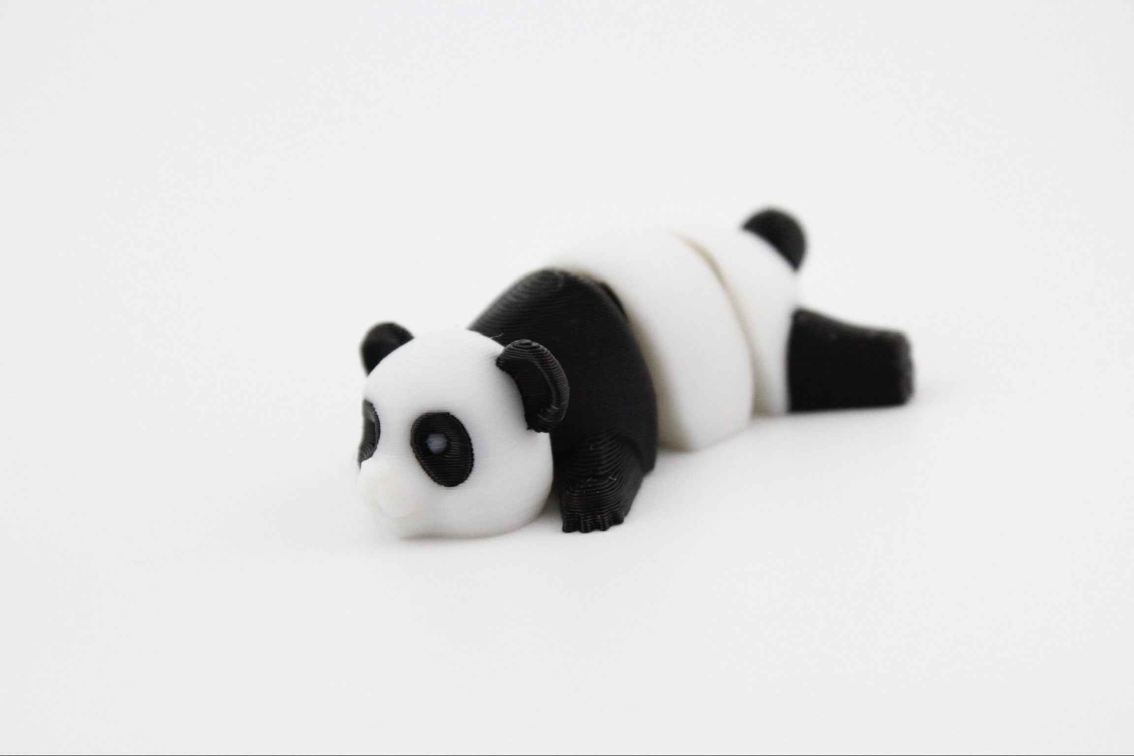 Panda fidget - Even curls into a ball! - Myth & Motion by The Braysdown Workshop