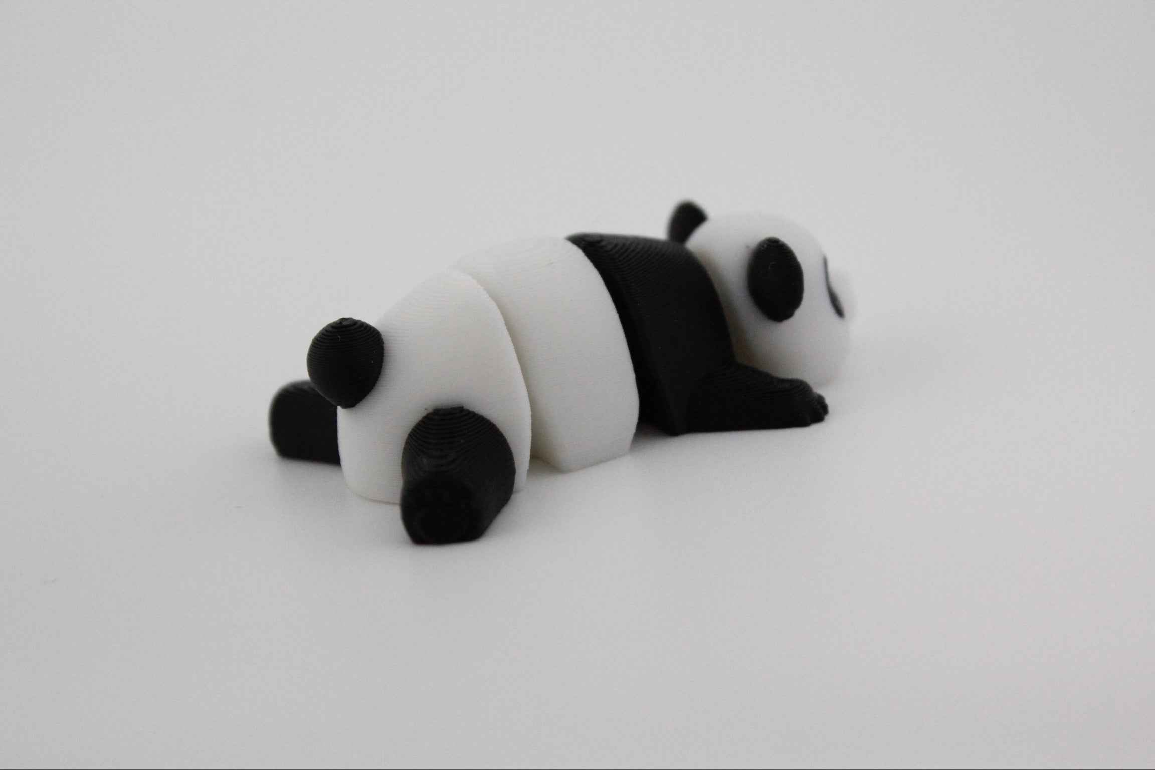 Panda fidget - Even curls into a ball! - Myth & Motion by The Braysdown Workshop