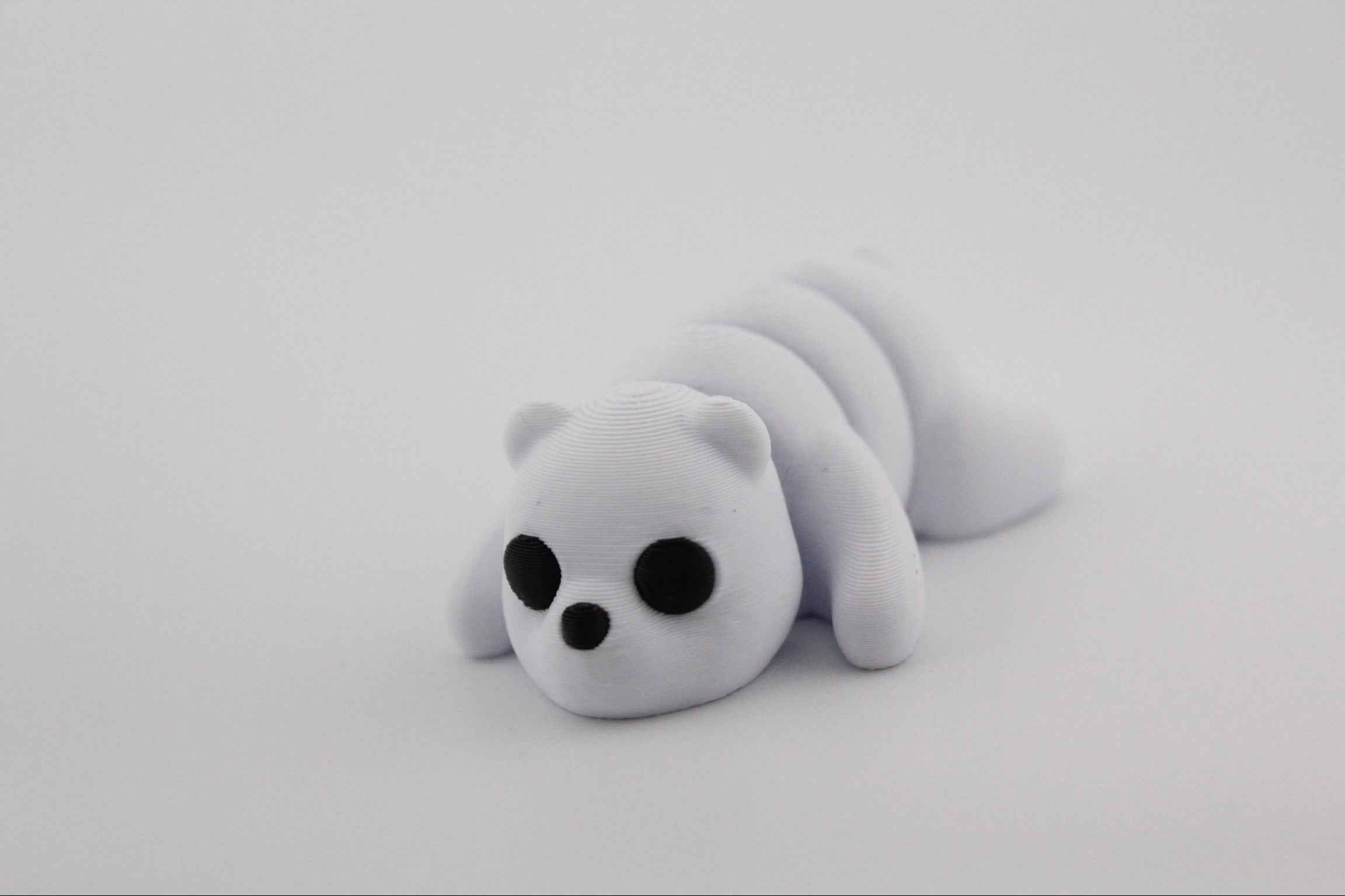 Polar bear fidget - It’s all white! - Myth & Motion by The Braysdown Workshop