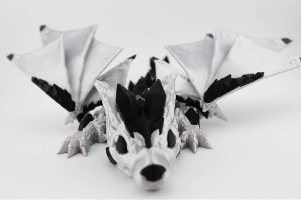 Baby Winged Wolf Dragon - Myth & Motion by The Braysdown Workshop