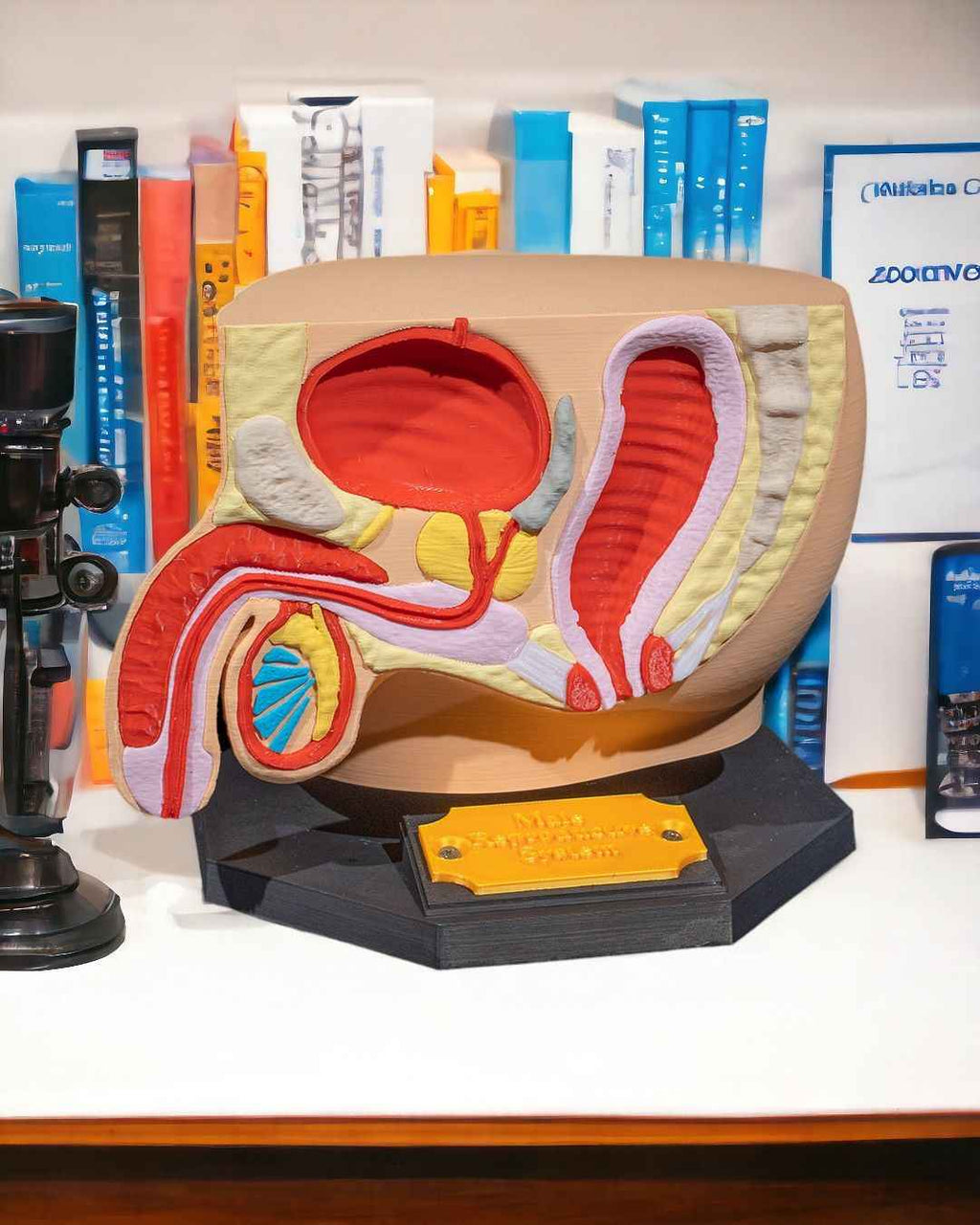 Male Reproduction educational model - Myth & Motion by The Braysdown Workshop