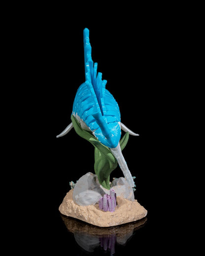 Flexi Merlin, The Marlin Fish Articulated Fidget Toy with stand