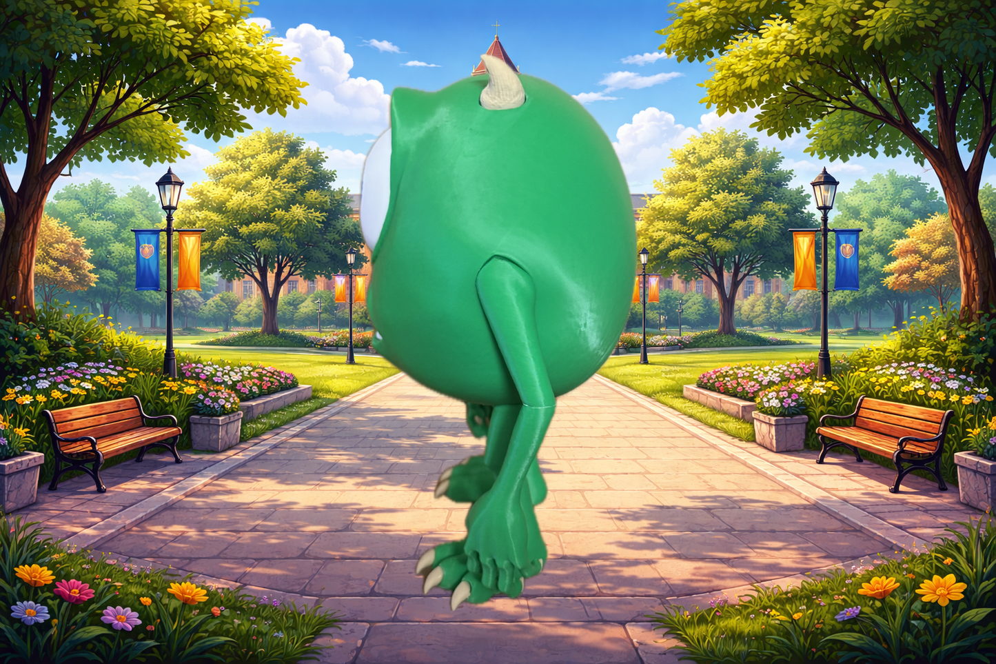 Mike Wazowski Model - University ready - Myth & Motion by The Braysdown Workshop