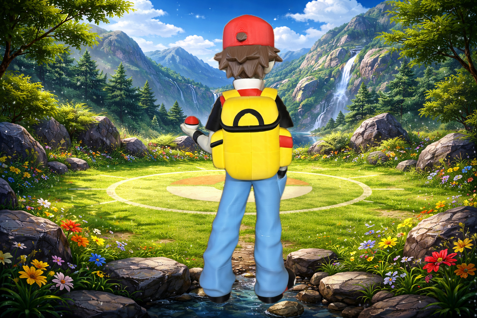 Pokemon Trainer Model - Train the Pokeballs - Myth & Motion by The Braysdown Workshop