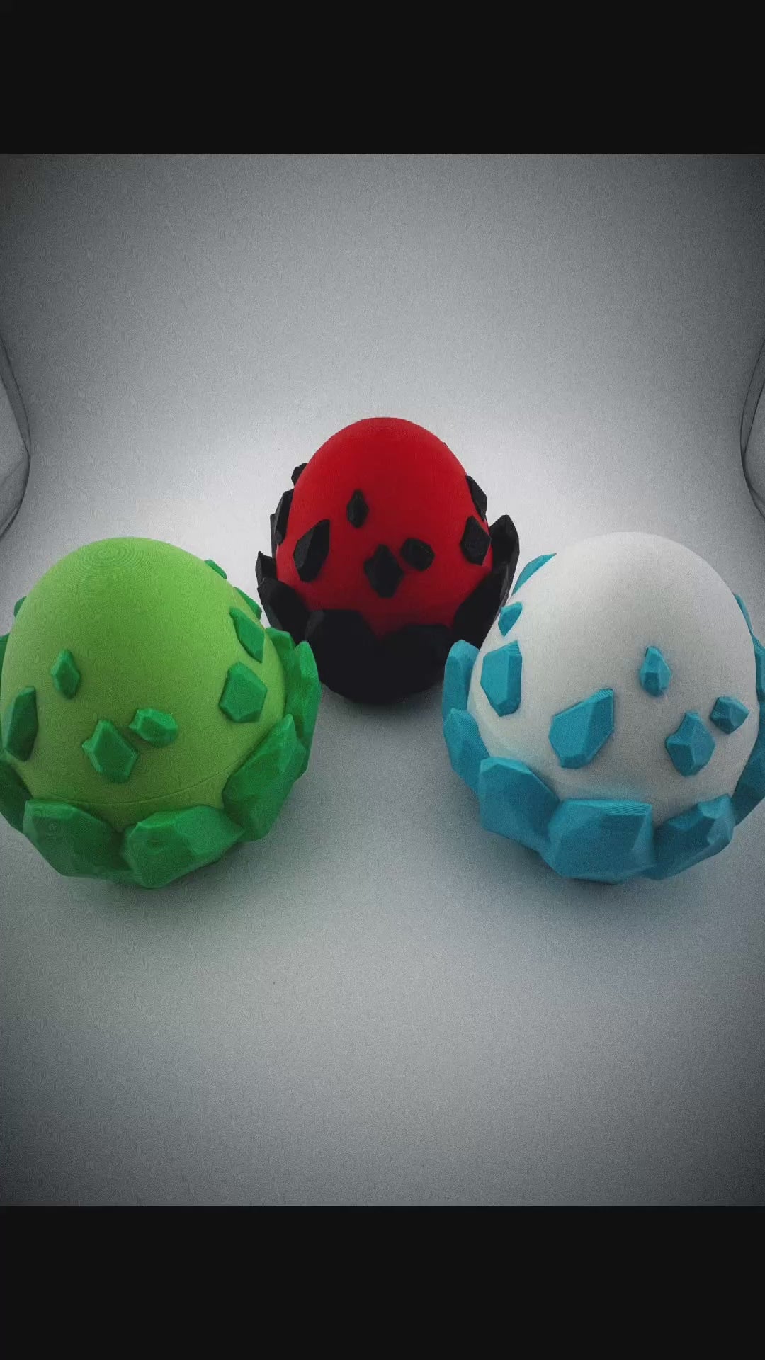 Baby Crystal Dragon and matching eggs