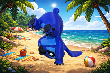 Stitch Model - Headstanding! - Myth & Motion by The Braysdown Workshop